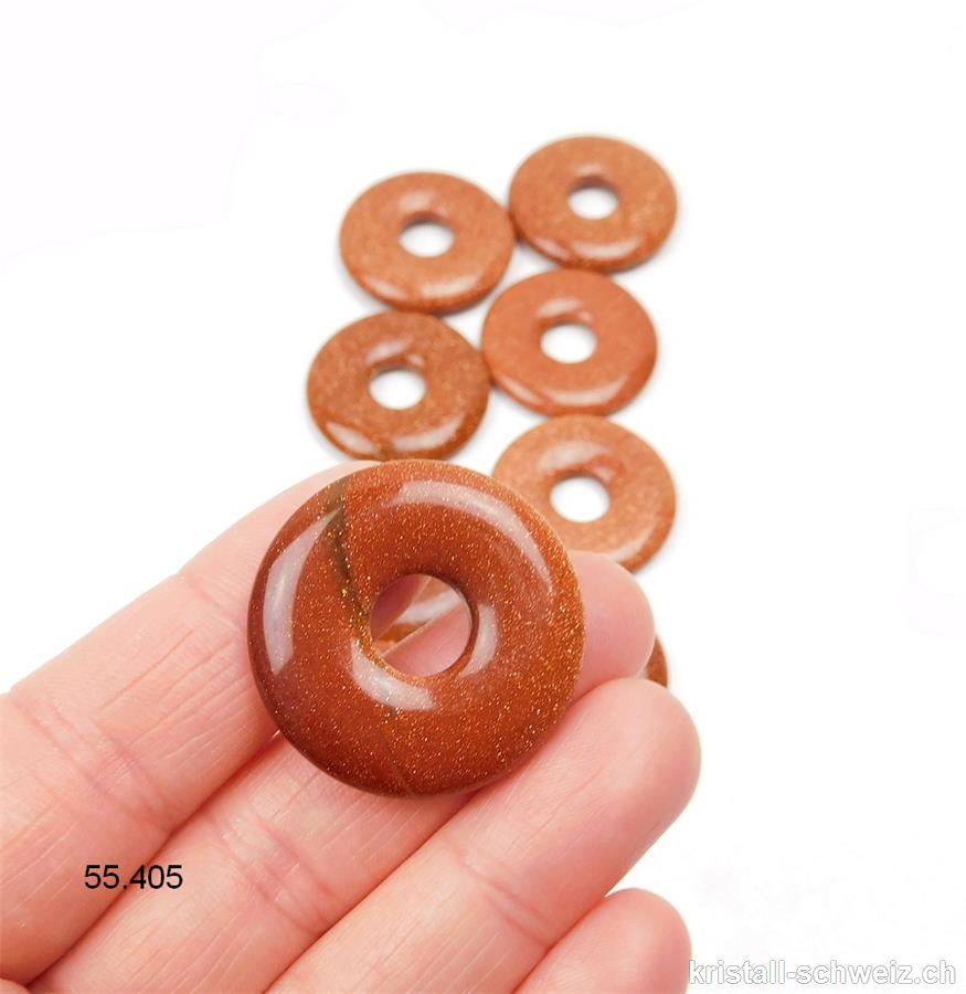 Goldfluss braun Donut 3 cm