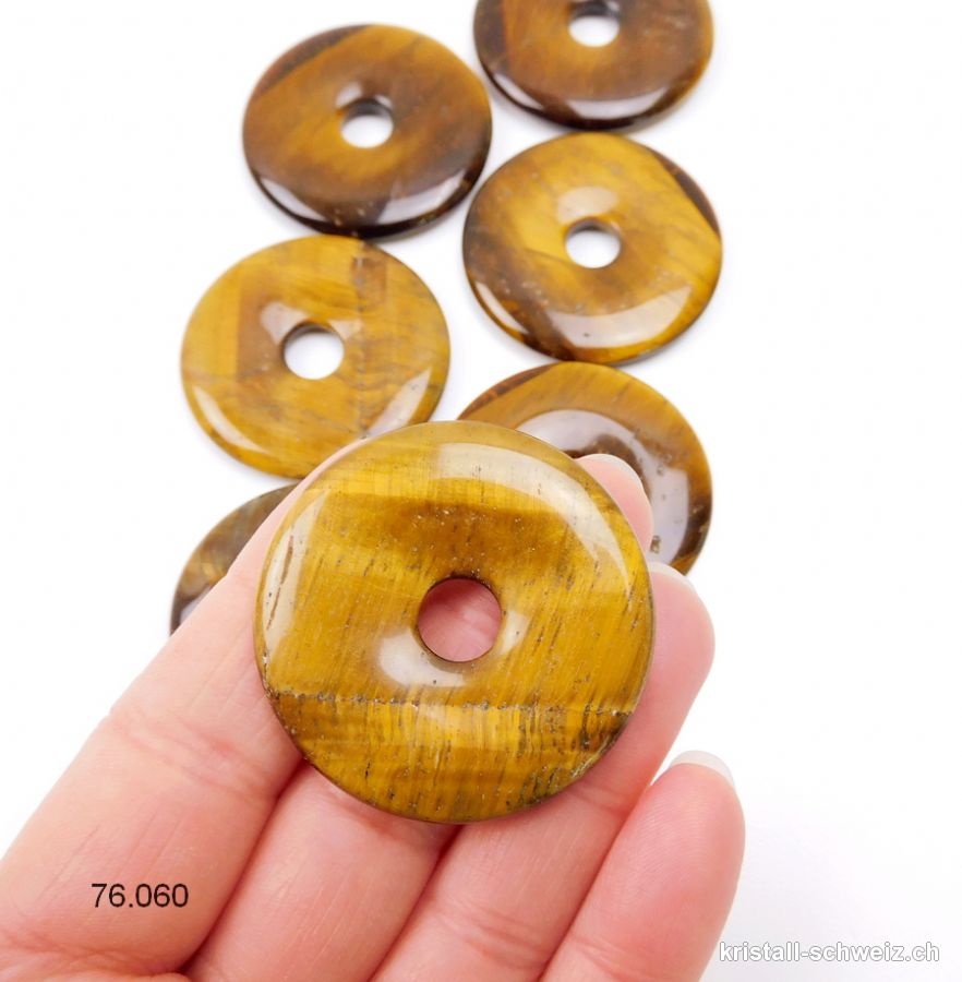 Tigerauge Donut 4 cm. SONDERANGEBOT