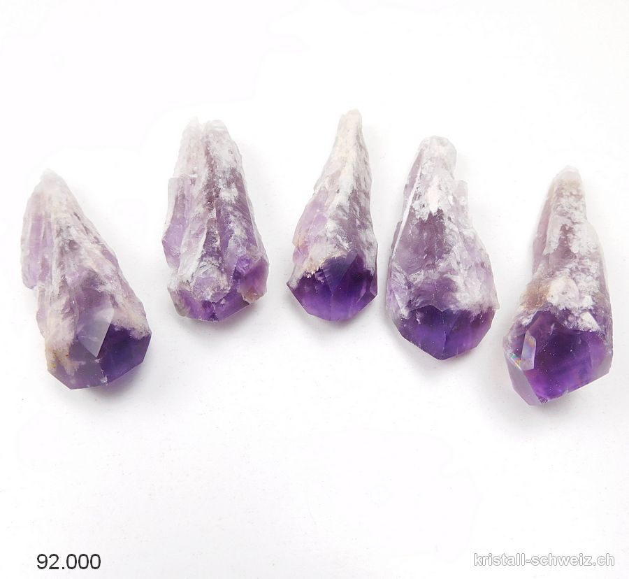 Amethyst Rohspitze aus Brasilien 7,7 - 7,8 cm