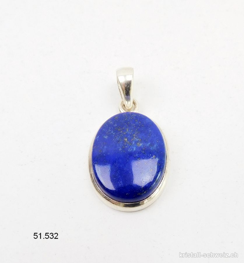 Anhänger Lapislazuli aus Afghanistan aus 925er Silber