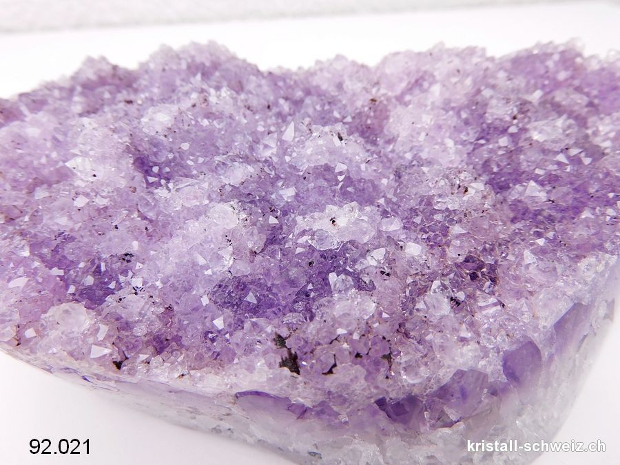 Amethyst aus Brasilien, Druse 15,5 cm. Einzelstück 1,029 Kg