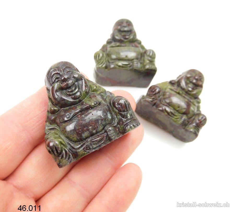 Buddha Drachen Jaspis 3,5 bis 4 cm