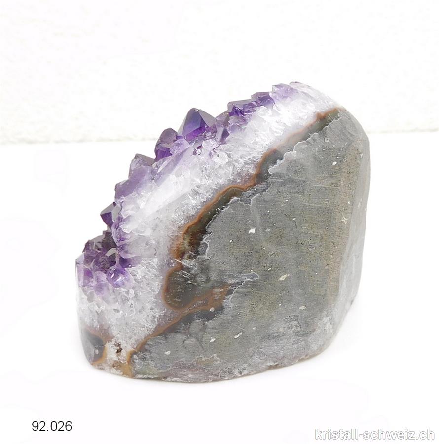 Amethyst aus Brasilien, Geode 7 cm. Unikat 691 Gramm