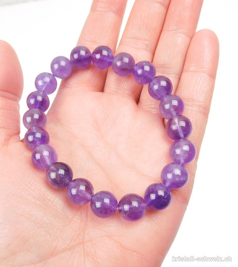 Armband Amethyst 10 mm / 20 cm