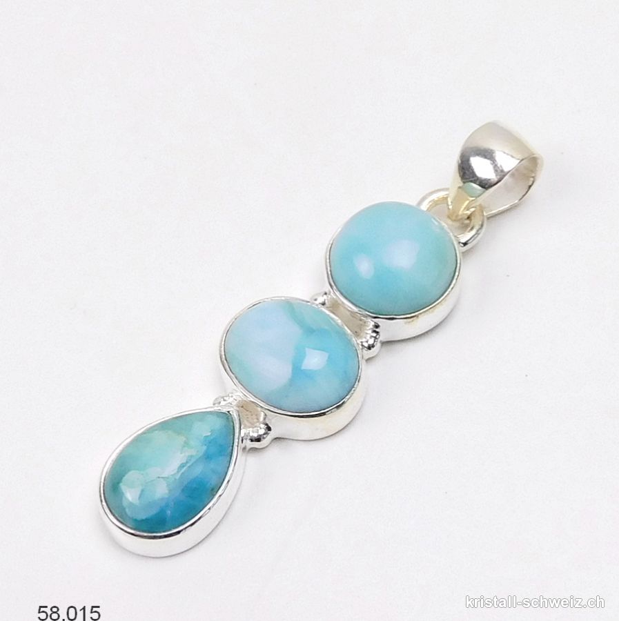 Anhänger Larimar aus 925 Silber. Einzelstück