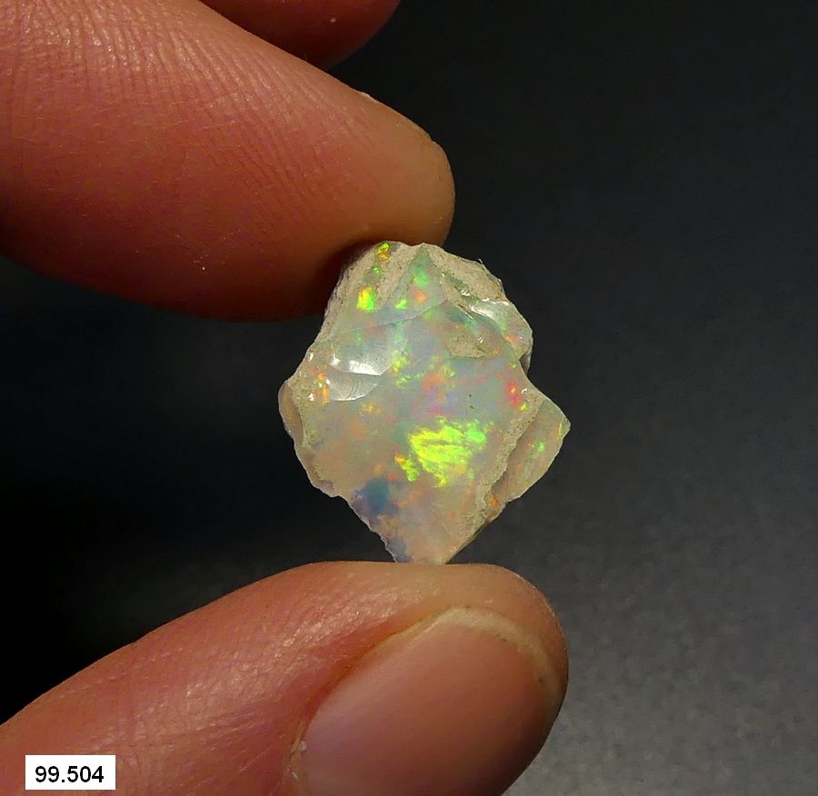 Opal roh aus Äthiopien. Unikat 3,4 Karat
