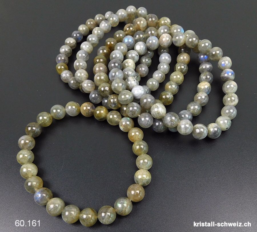 Armband Labradorit 7,5 - 8 mm / 19,5 - 20 cm