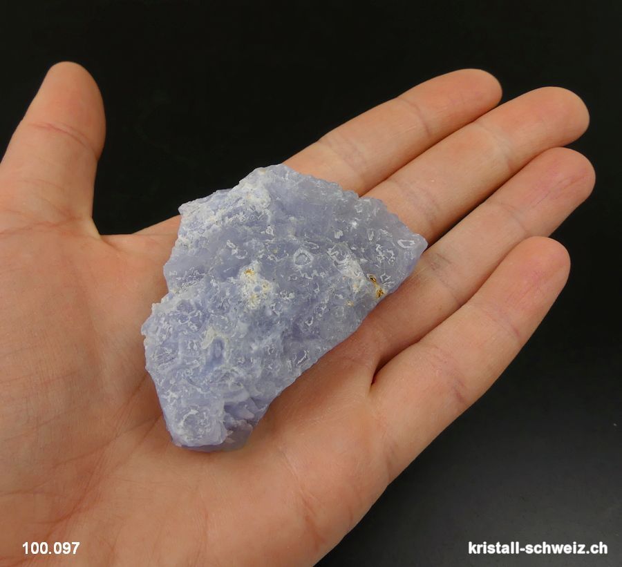 Chalcedon kristallin roh von Malawi. Einzelstück