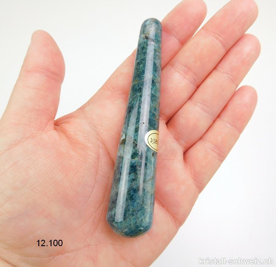 Griffel Apatit blau 10 x 2 cm dick