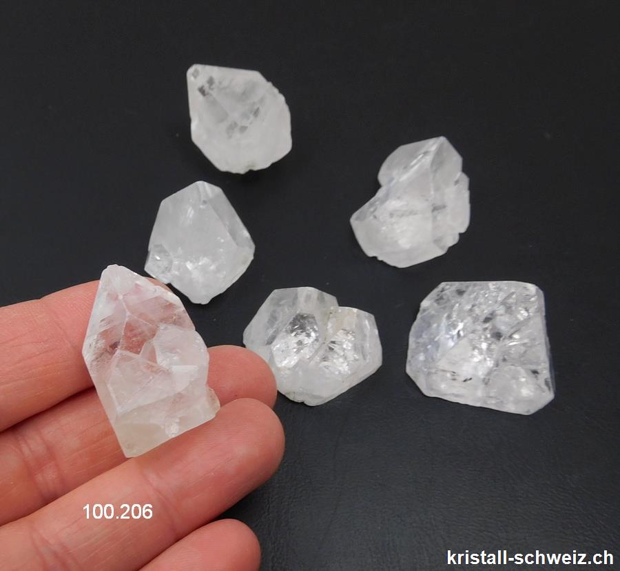Apophyllit Kristall H. 2 - 2,5 cm / 9 bis 11 Gramm