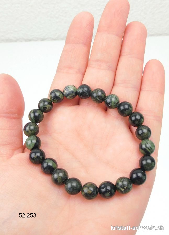 Armband Eldarit - Jaspis Kambaba 8 - 9 mm / 18,5 cm