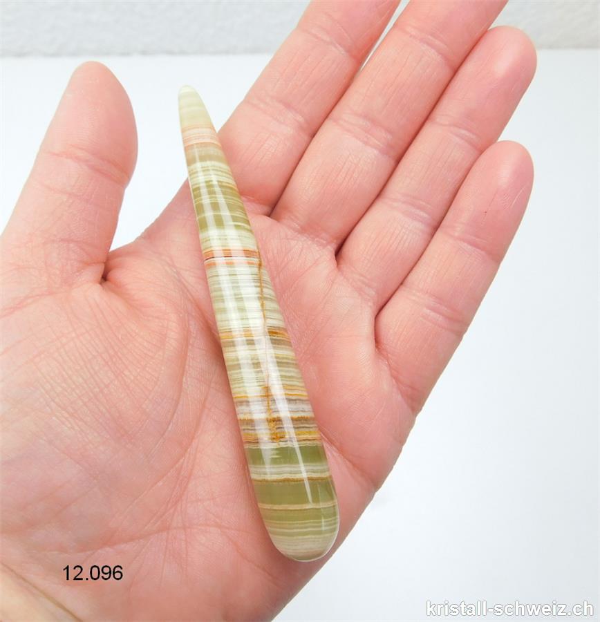 Griffel Onyx Marmor grün ca. 10 cm