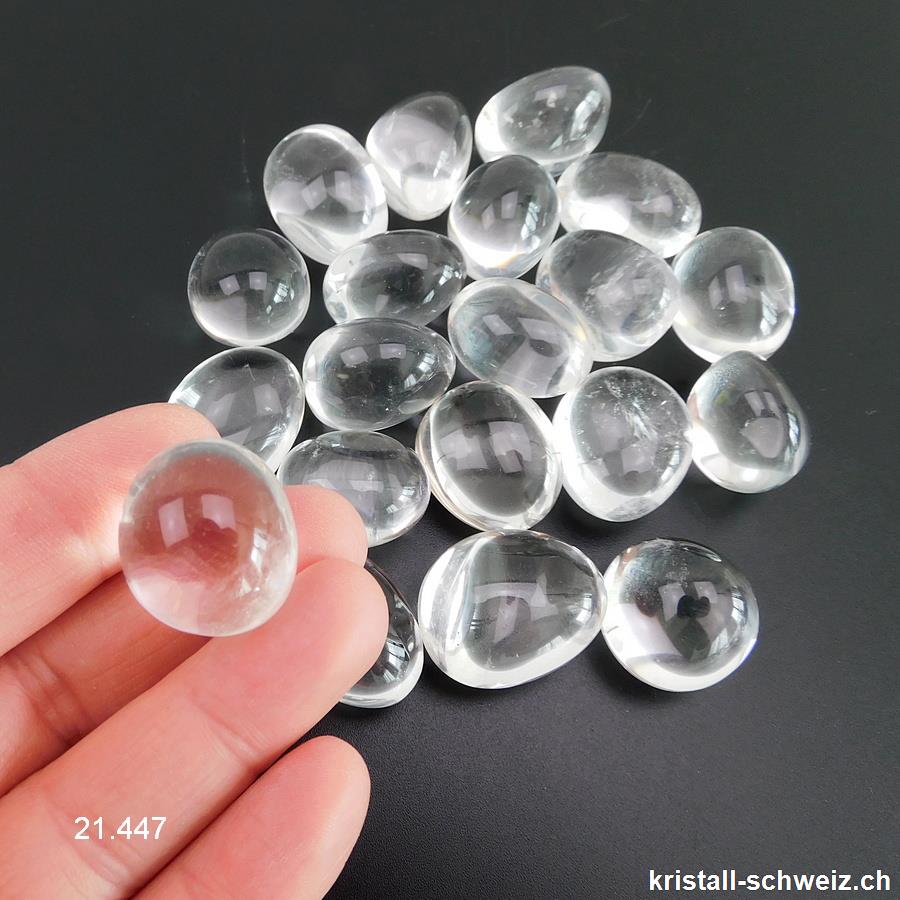 Bergkristall 2 - 2,5 cm / 9 bis 12 Gramm. Größe M. A-Qualität
