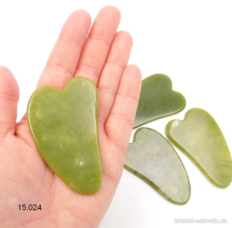 Engelsflügel - Massage Jade Serpentin 7 cm. SONDERANGEBOT