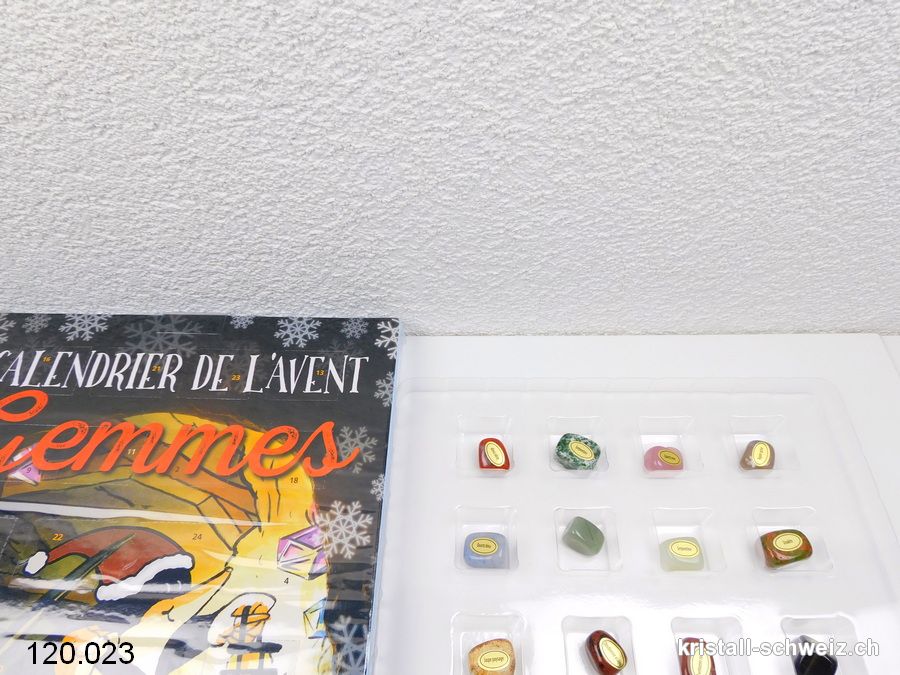 1 Adventskalender mit Edelsteine