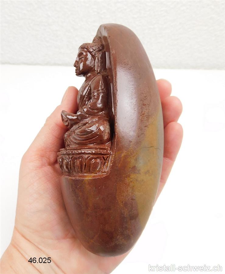 Lingam - gravierter Buddha Shiva Lingham 14 cm. Einzelstück 700 Gramm