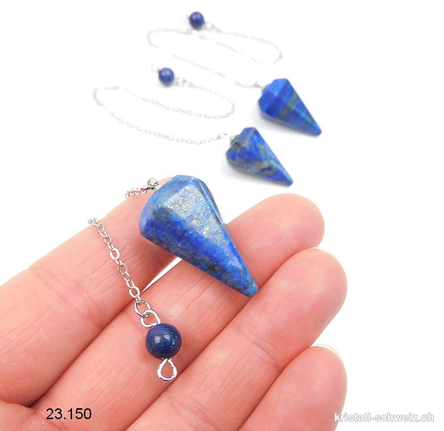 Pendel Lapislazuli facettiert, klein 2,3 cm. Sonderangebot