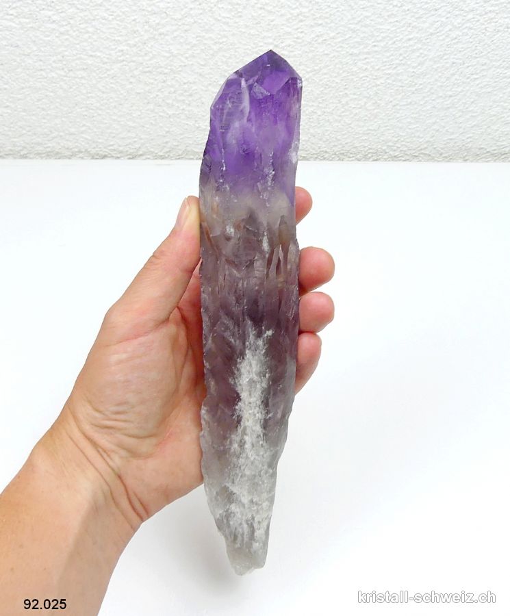 Amethyst Phantom rohe Spitze RIESIG. Unikat 362 Gramm