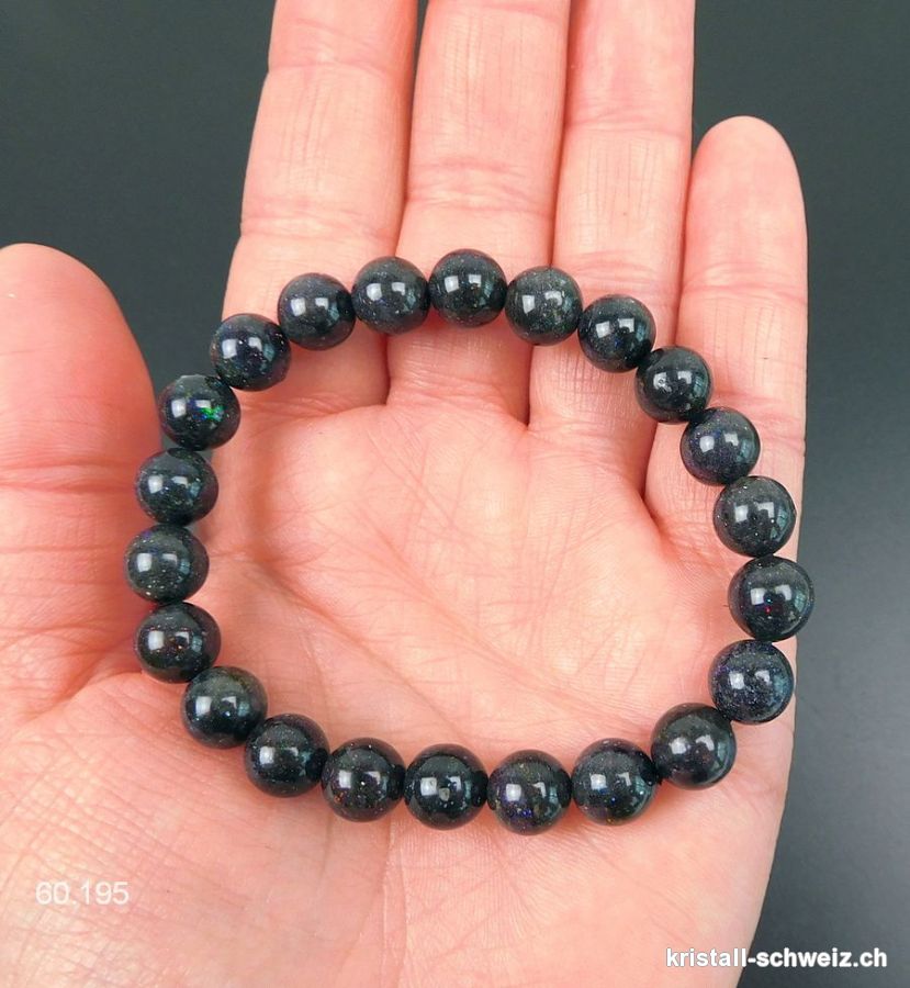 Armband Opal Andamooka 8,5 mm / 18,5 cm. Unikat