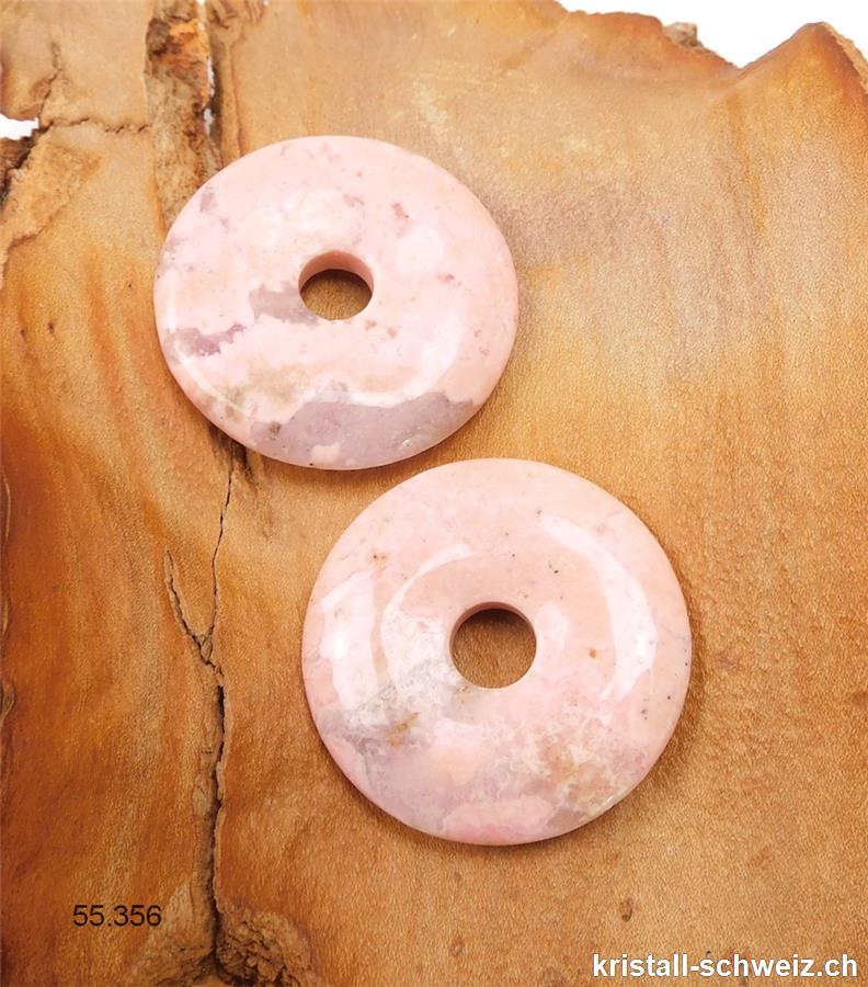 Rhodochrosit rosa aus Peru, Donut 4 cm