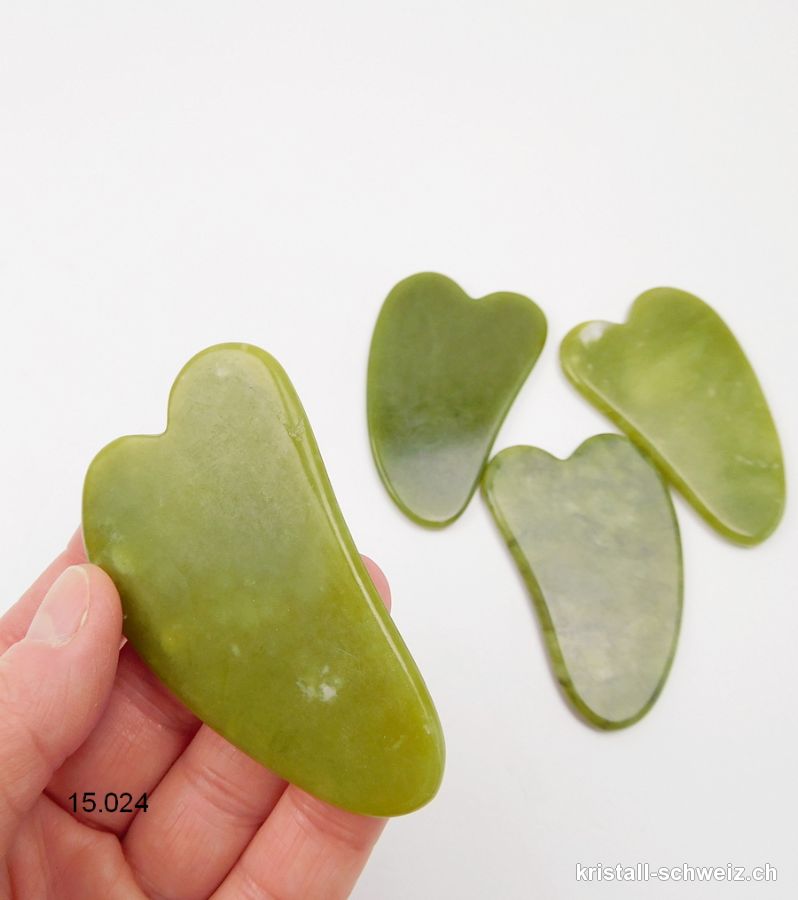 Engelsflügel - Massage Jade Serpentin 7 cm. SONDERANGEBOT